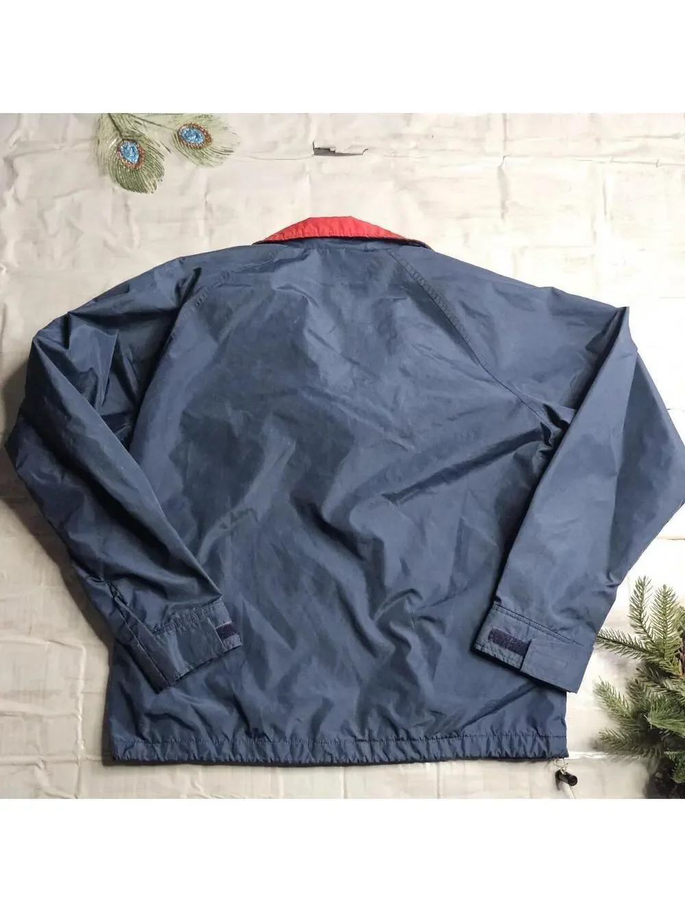 Title: Vintage Northface navy blue quarter zip windbreaker